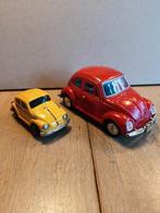 VW Kever blik en plastic 2 stuks, Ophalen of Verzenden, Zo goed als nieuw, Overige merken