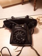 Antieke Zwarte Telefoon, Ophalen of Verzenden