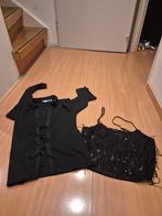 Zwarte blouse Melting Stockholm - Maat s, Kleding | Dames, Tops, Zwart, Ophalen of Verzenden, Zo goed als nieuw, Lange mouw