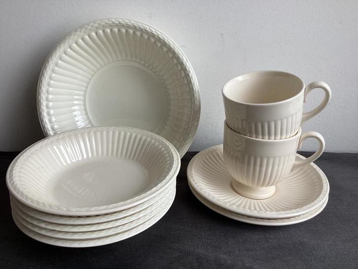 Wedgwood EDME servies, Huis en Inrichting, Keuken | Servies, Zo goed als nieuw, Kop(pen) en/of Schotel(s), Wedgwood, Aardewerk