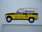 sticker oud Renault dealer Van Kerkhof Emmeloord Marknesse, Verzenden, Zo goed als nieuw, Bedrijf of Vereniging