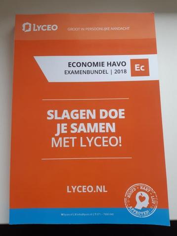 LYCEO examentraining examenbundel HAVO 2018