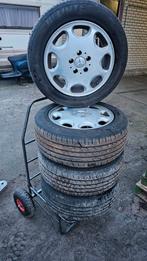 8 Gaats 16 inch velgen W140 gebruikte 225/55 R16 banden, Ophalen, Info@rvdautos.nl, Skierhusterwei 8, Band(en)
