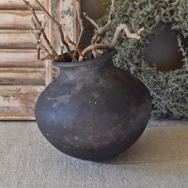 Oude Indiase tuimelpot, Huis en Inrichting, Woonaccessoires | Overige, Gebruikt, Ophalen