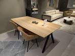 Montel eetkamertafel, Ophalen, Eikenhout, 50 tot 100 cm, Vijf personen of meer