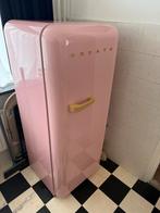 Roze Retro Koelkast - Goed Werkend!, Ophalen, Gebruikt, 200 liter of meer, 60 cm of meer