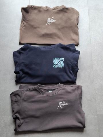 3x Malelions Trui/Hoodie Maat 176 beschikbaar voor biedingen