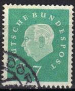 Duitsland Bundespost 1959 - Yvert 173 - Heuss (ST), Postzegels en Munten, Postzegels | Europa | Duitsland, Ophalen, BRD, Gestempeld