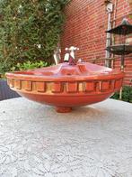 Supergaaf steenrood fonteintje, aparte vormgeving, Antiek en Kunst, Ophalen