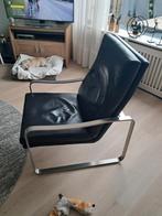 Rolf Benz leder fauteuil, Huis en Inrichting, Fauteuils, Ophalen, Gebruikt, 75 tot 100 cm