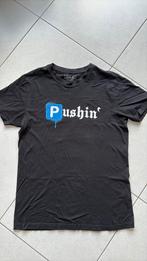 Zwart shirt met opdruk maat L, Ophalen of Verzenden, Zo goed als nieuw, Zwart