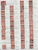 NVPH 51 Postzegels: Cijfers 1 cent 1899 90x (plaatfouten)., Postzegels en Munten, Postzegels | Nederland, Verzenden, T/m 1940