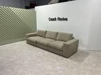 GRATIS LEVERING unieke beige plofbank 295x100, Ophalen of Verzenden, Zo goed als nieuw, Vierpersoons of meer, Stof