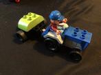 Duplo Tractor met Aanhanger, Ophalen of Verzenden, Zo goed als nieuw, Complete set, Duplo