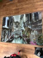 Glasfoto Venetië - 120x80cm, Huis en Inrichting, Woonaccessoires | Schilderijen, Tekeningen en Foto's, Ophalen, Nieuw, 100 tot 125 cm