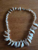 Prachtige Vintage schelpkralen ketting,  parelmoer., Antiek en Kunst, Ophalen of Verzenden