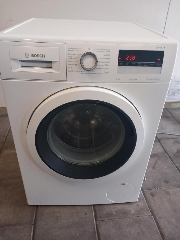 Wasmachine Bosch, Witgoed en Apparatuur, Wasmachines, Gebruikt, Voorlader, 8 tot 10 kg, 85 tot 90 cm, 1200 tot 1600 toeren, Energieklasse A of zuiniger