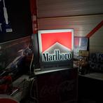 Marlboro sigaretten lichtbak Vintage, Gebruikt, Ophalen, Lichtbak of (neon) lamp
