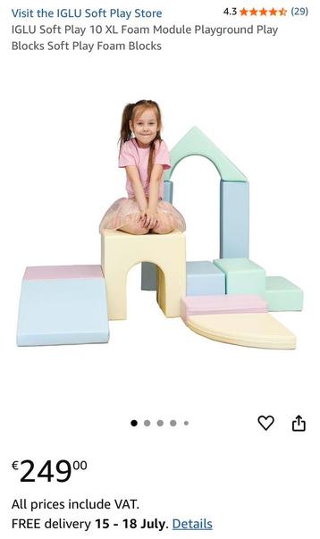 Nieuw!! Iglu foam blokken speelblokken beschikbaar voor biedingen