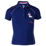 Horka Junior Poppy polo poseidon blauw 86 92 98 104 116, Nieuw, Bovenkleding, Ophalen of Verzenden, Dressuur