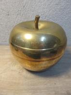 Vintage koperen appel potje schaaltje met deksel, Ophalen of Verzenden