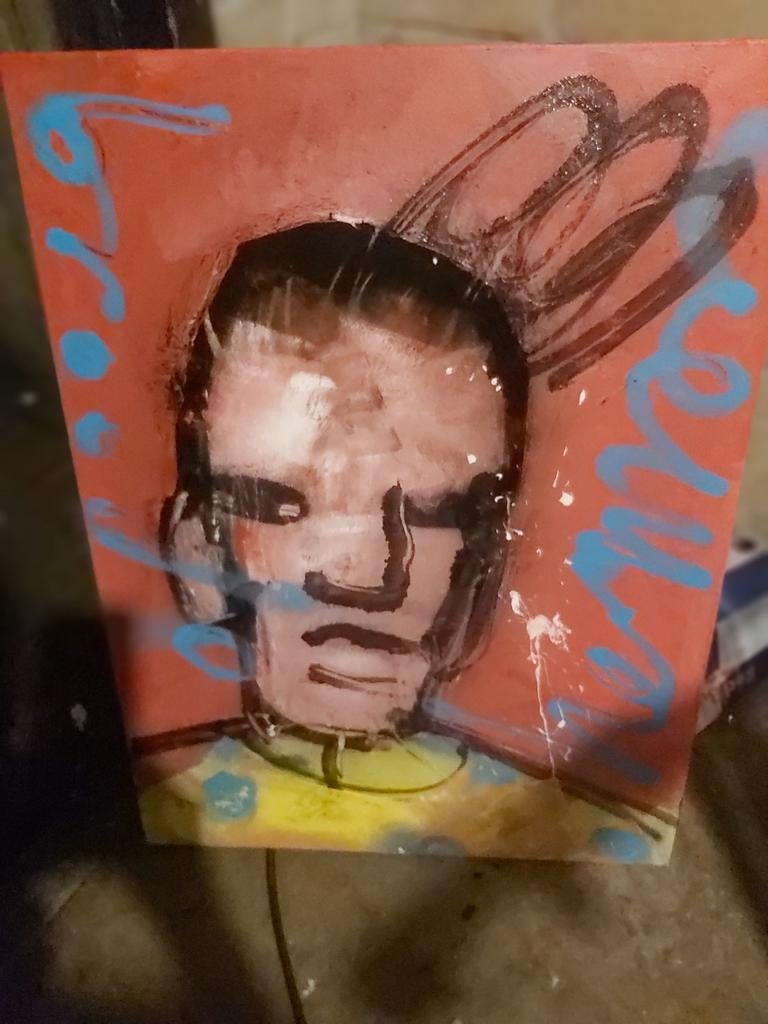 Herman Brood Schilderij - Gesigneerd?, Antiek en Kunst, Kunst | Schilderijen | Klassiek, Ophalen of Verzenden