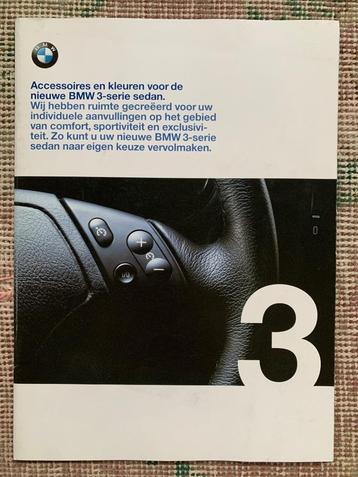 Accessoire brochure folder BMW 3-serie E46 1998 nieuw! beschikbaar voor biedingen