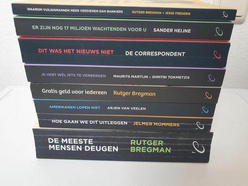 8x de correspondent de meeste mensen deugen rutger bregman, Boeken, Overige Boeken, Gelezen, Ophalen of Verzenden
