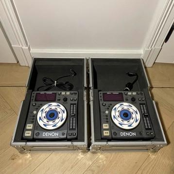 Denon DN-S1000 CD Speler DJ Deck in flightcase 2 stuks beschikbaar voor biedingen