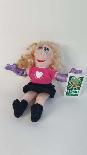 Miss Piggy, Muppet, Kermit Collection. Met label. 21cm. T5