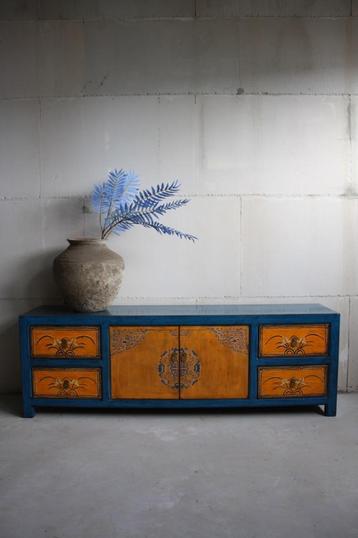 Kleurrijk Dressoir Werelds Oosters Meubel Chinese Kast Uniek beschikbaar voor biedingen