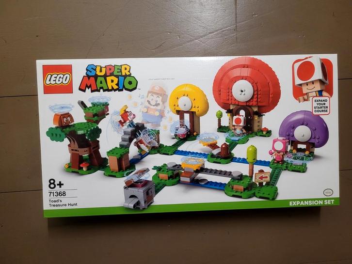 Lego Super Mario 71368 Toad's treasure hunt nieuw in doos, Kinderen en Baby's, Speelgoed | Duplo en Lego, Nieuw, Lego, Complete set