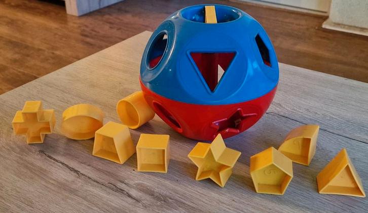 Tupperware Kinderpuzzelbal, Kinderen en Baby's, Speelgoed | Kinderpuzzels, Gebruikt, Minder dan 10 stukjes, Ophalen of Verzenden