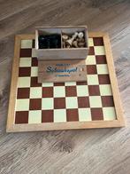 Homas Staunton Chess  Koningh72 mm  Bord  35/35 cm Orginele, Hobby en Vrije tijd, Gezelschapsspellen | Bordspellen, Ophalen of Verzenden