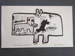 Rob Schotman Lithografie 1966 De Kaaiman Wandelaar, Antiek en Kunst, Ophalen of Verzenden