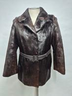 Bontjas origineel Zwart/bruin maat 38, Ophalen of Verzenden, Gedragen, Maat 38/40 (M), Overige kleuren