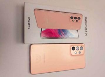 Samsung Galaxy A53 5G – 128GB – Peach (lichtroze/oranje tint beschikbaar voor biedingen
