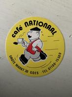 Sticker Cafe Nationaal in Goes, Verzamelen, Stickers, Verzenden, Zo goed als nieuw