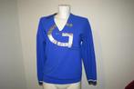 Zip73 travel stof sweater kobalt vorstelijk blauw Nieuw xs/s, Nieuw, Zip73, Lange mouw, Maat 34 (XS) of kleiner