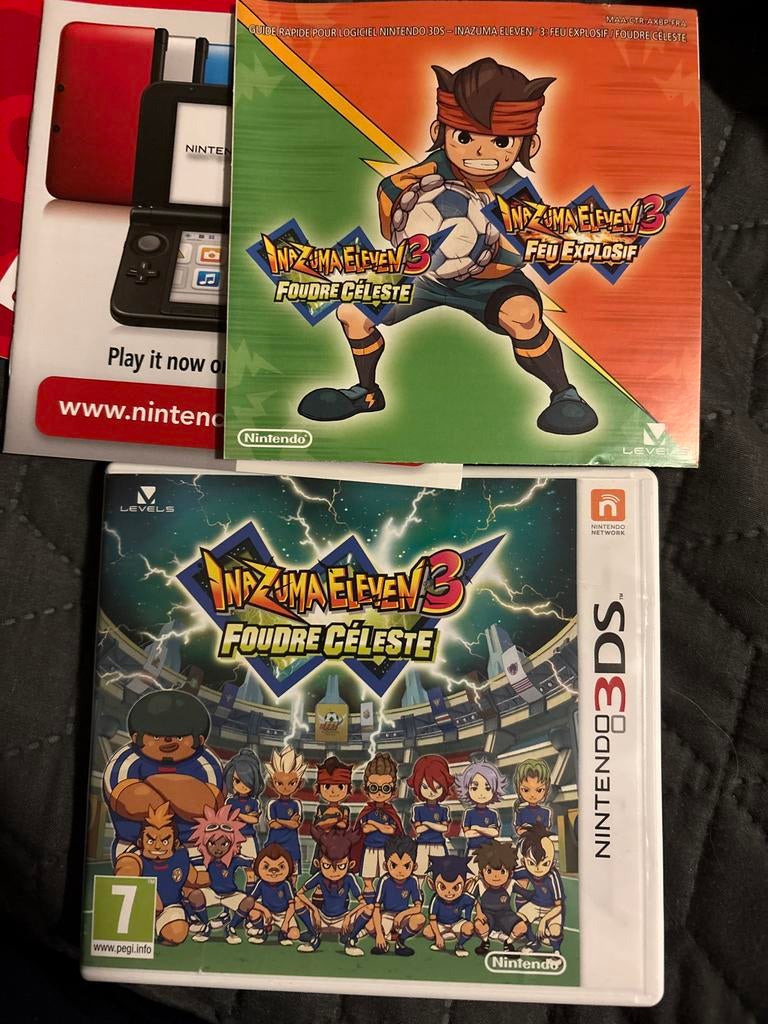 Inazuma Eleven 3 Compleet - Nintendo 3DS, Online, 1 speler, Ophalen of Verzenden, Zo goed als nieuw