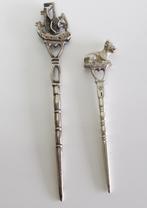 Twee zilveren pijpenwroeters, Ophalen of Verzenden, Zilver