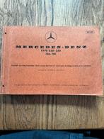 Mercedes onderdelenboek type 230-250 Bm 114 1968, Auto diversen, Handleidingen en Instructieboekjes, Ophalen of Verzenden