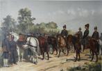Pachtige prent van Bergartillerie leger Marschtenue 1896, Ophalen of Verzenden