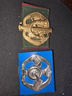 Baret emblemen  Limburgse Jagers en 812 TPG  AAT, Verzamelen, Ophalen of Verzenden