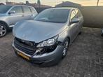 Peugeot 308 met voorschade, Ophalen, Zwart, Stationwagon, 1560 cc