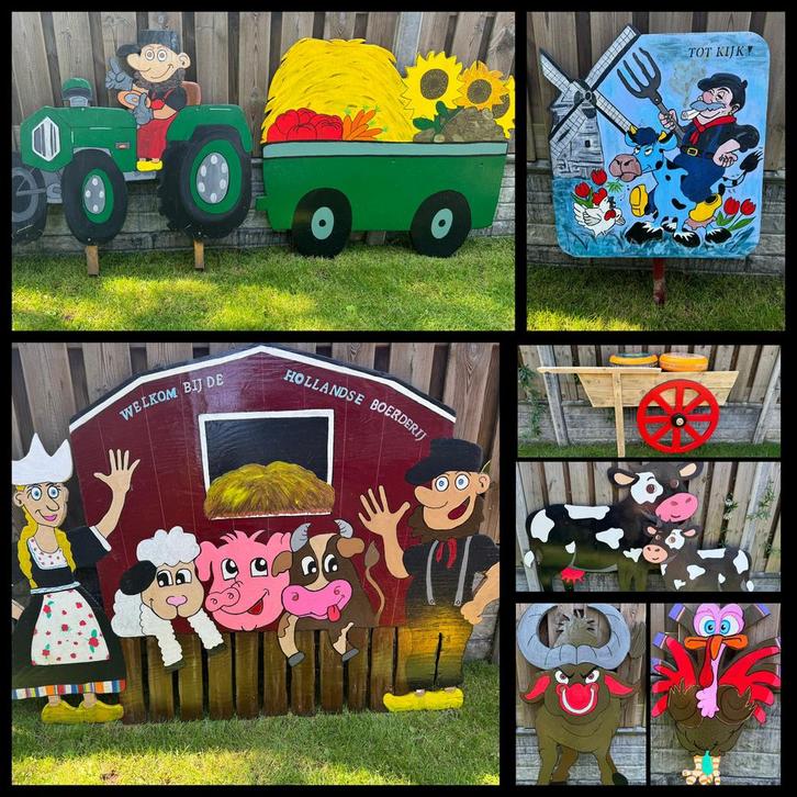 Straatversiering Hollandse Boerderij Te huur, Hobby en Vrije tijd, Feestartikelen | Verhuur, Ophalen of Verzenden