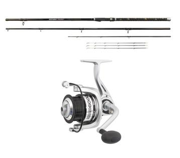 NIEUW Set Feederhengel Intruder 3,90 M 30-80 Gr + Molen 6000 beschikbaar voor biedingen