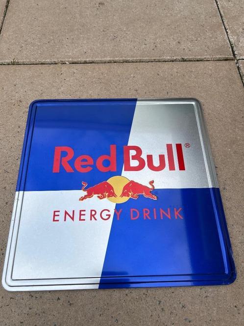 Red Bull energy drink wandbord 25.5 bij 25.5 cm, Verzamelen, Merken en Reclamevoorwerpen, Zo goed als nieuw, Reclamebord, Ophalen of Verzenden