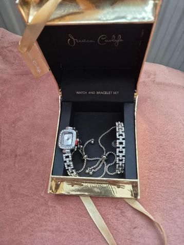 Jessica Carlyle horloge en armband set zilver beschikbaar voor biedingen