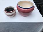 2 mooie bloempotten, Ophalen, Zo goed als nieuw, Rond, Minder dan 25 cm